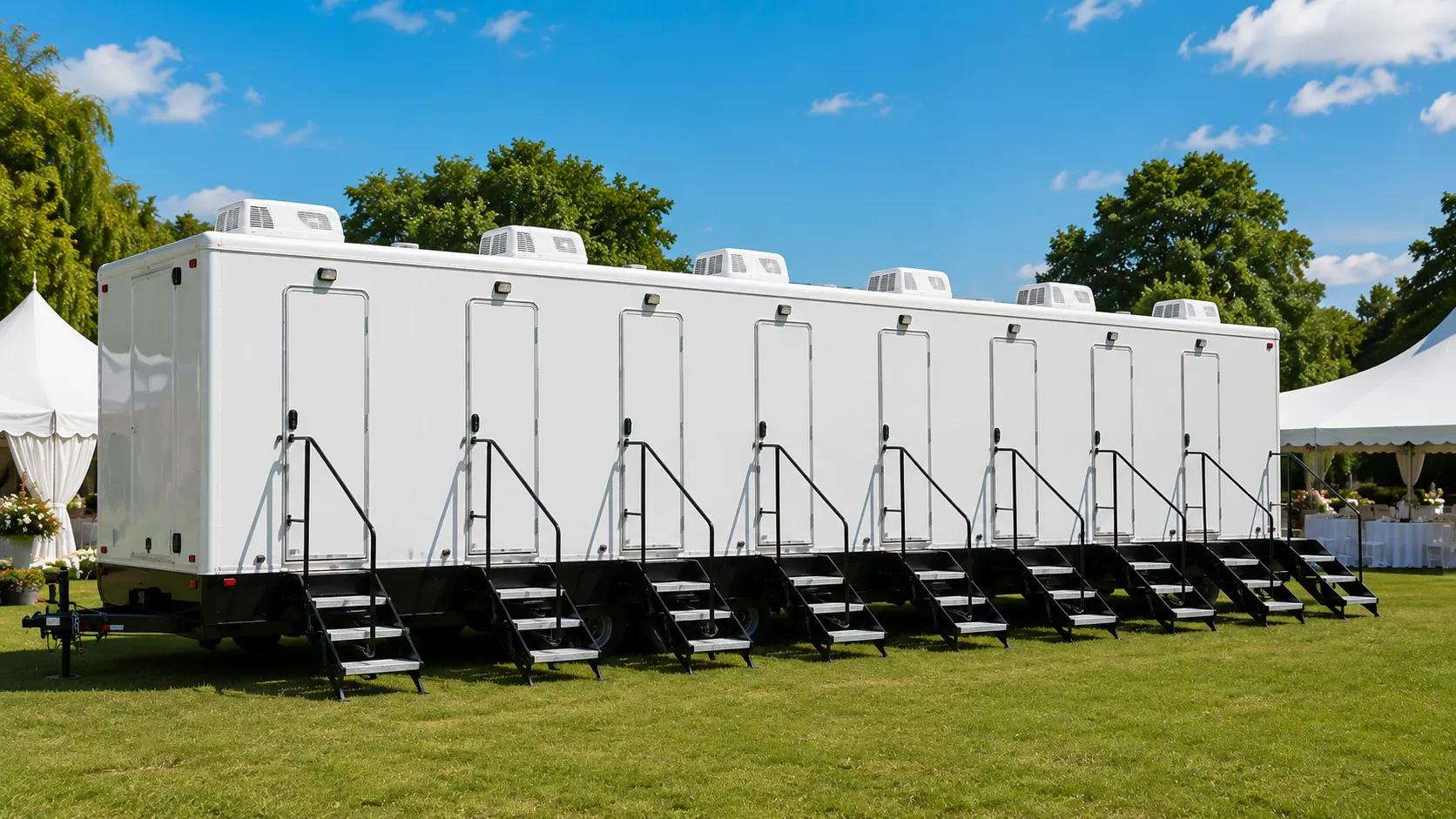 8 Stall Restroom Trailer in Thousand Oaks, CA