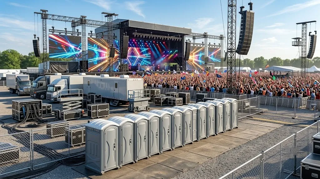 Concert Restroom Rental in Thousand Oaks, CA