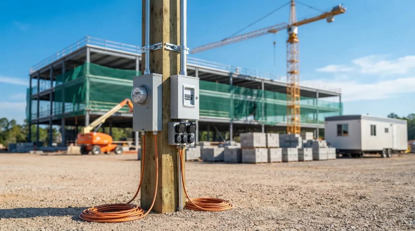 Temporary Power Pole in Thousand Oaks, CA
